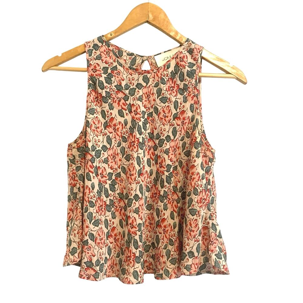 The Great Floral Tank Top Red Size 2